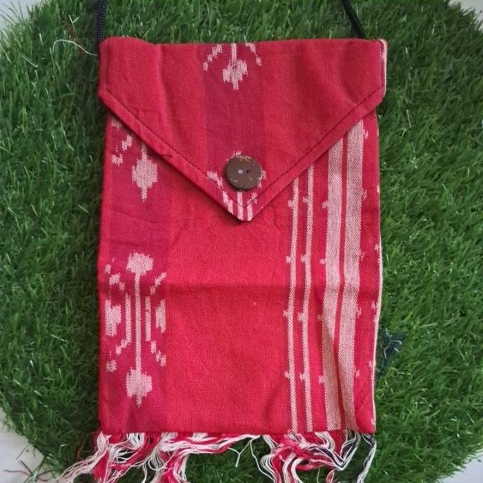 Tas Selempang Kain Tenun Lombok Sling Bag Jinjing Bahu Fashion Pria Wanita Casual