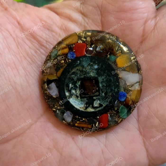 Kalung Liontin Orgonite Gobog Cina Hoki