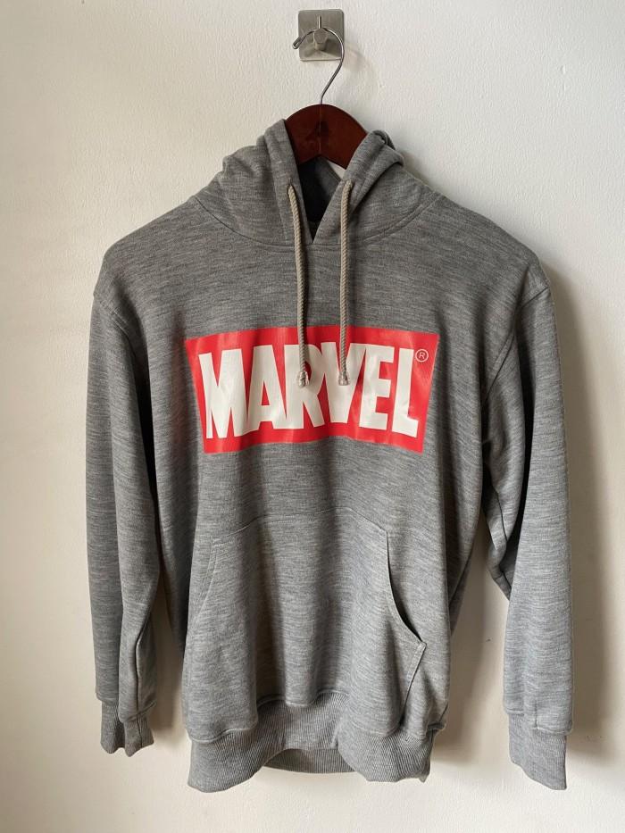JAKET HOODIE MARVEL SIZE L ABU MUDA SECOND PRELOVE