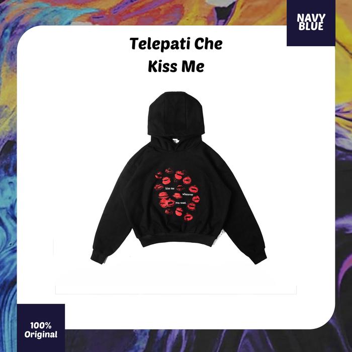 [ORIGINAL] Telepati Che Hoodie Kiss Me Black