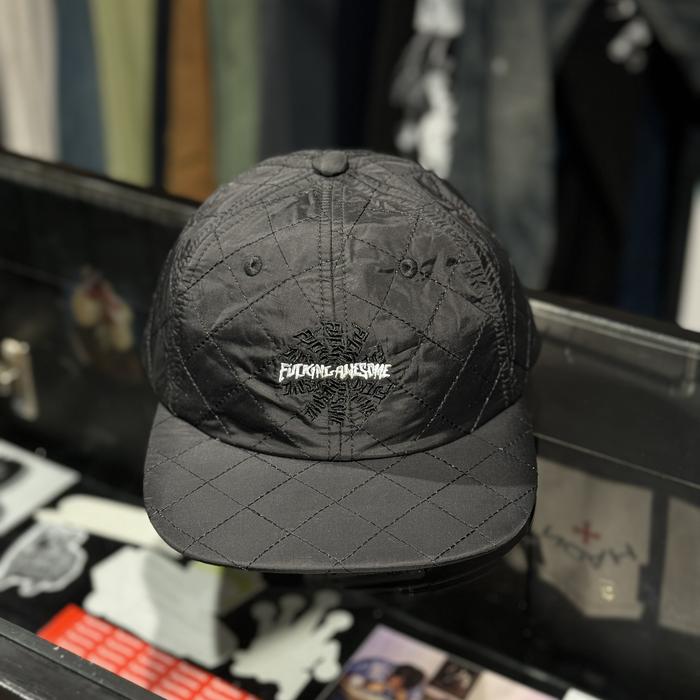 FUCKING AWESOME - QUILTED SPIRAL CAP (BLACK)