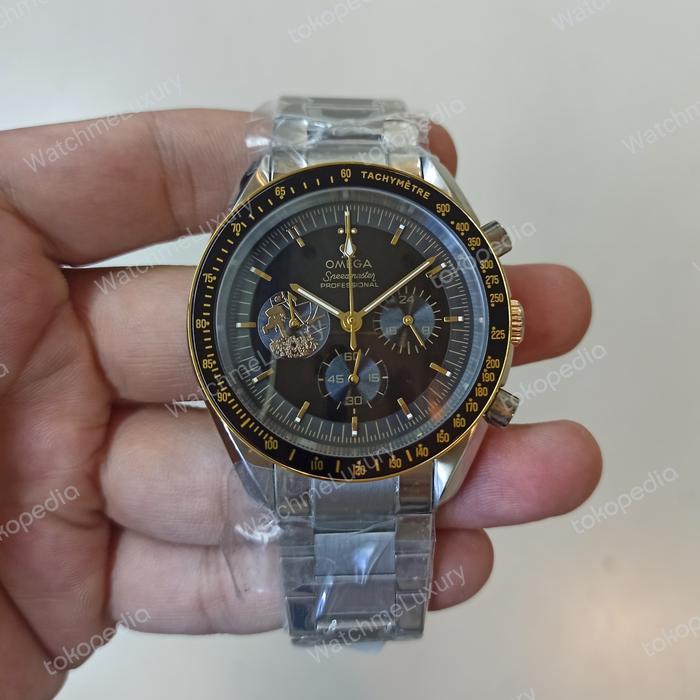 JAM TANGAN PRIA APOLLO 11 CHRONOGRAPH QUARTZ PREMIUM GRADE AAA