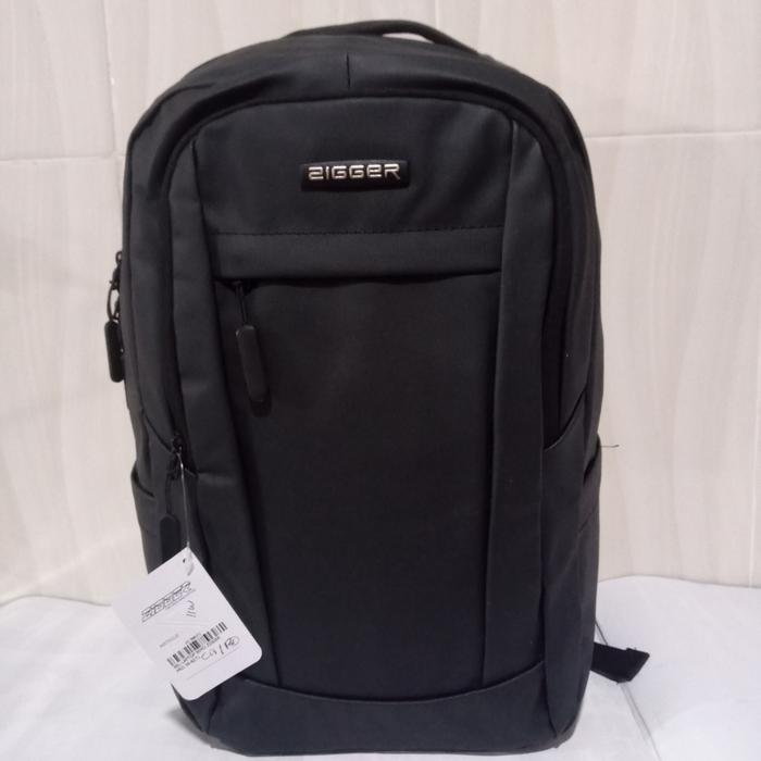 tas ransel Zigger 398271 black / ransel pria Zigger / tas kantor / tas sekolah