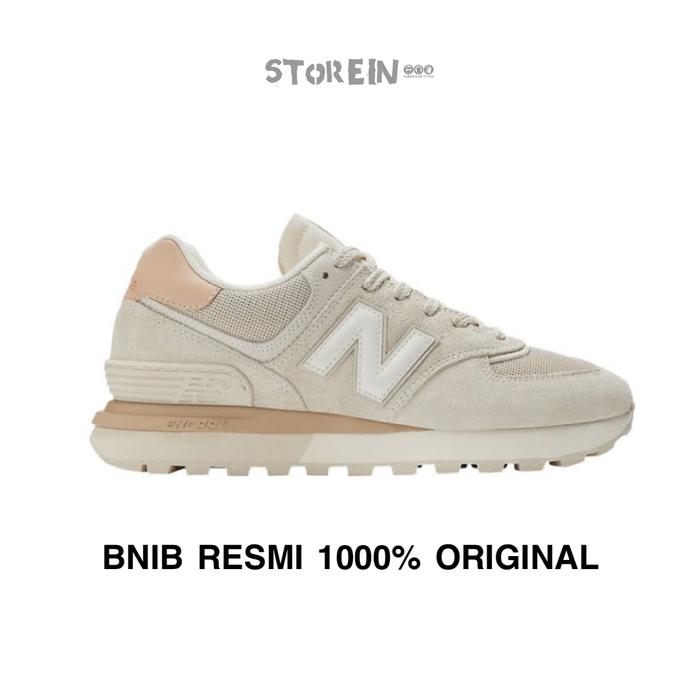 New Balance 574 White Cream U574LGDW Original (PT MAP)