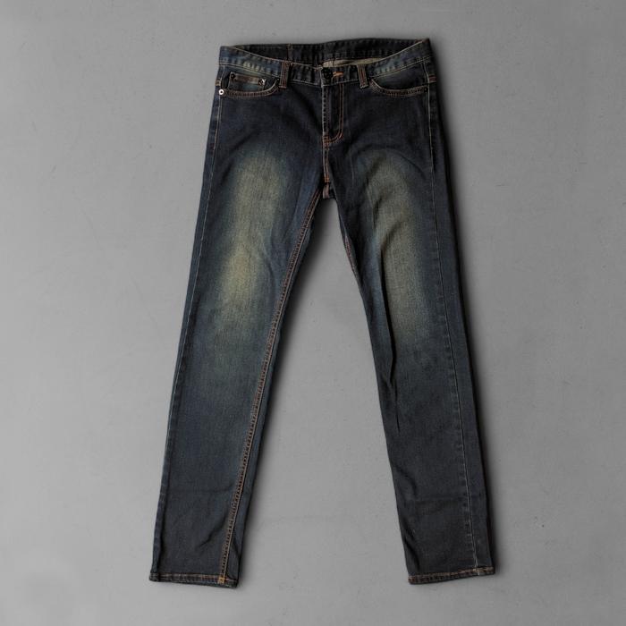 Celana Jeans Number Nine Pants Straight Cut Denim NN not chinos or khakis y2k baggy