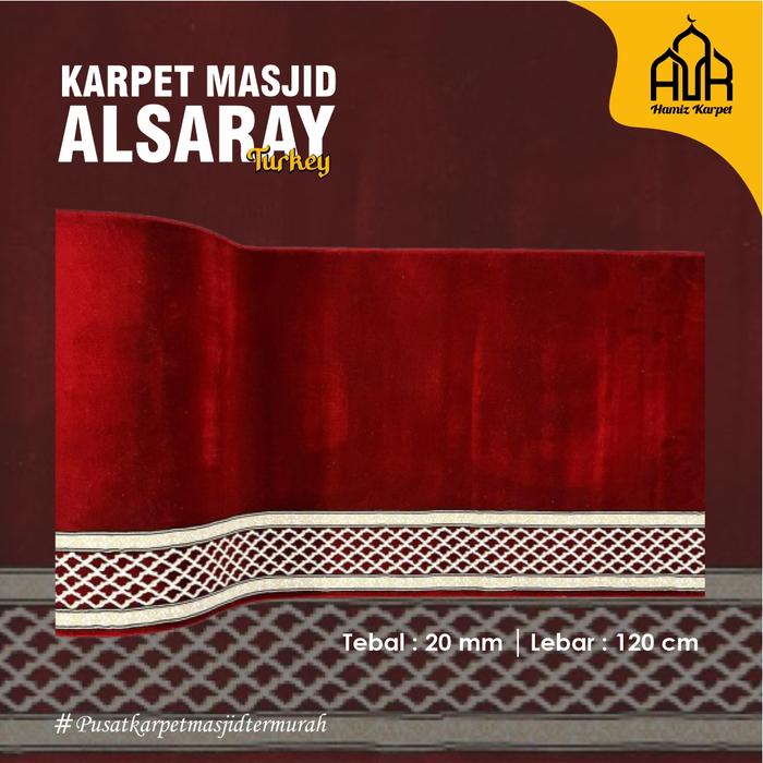 KARPET SAJADAH MASJID AL SARAY TURKY METERAN