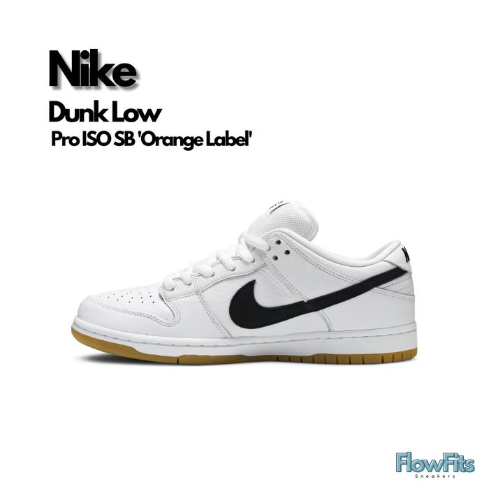 Nike Dunk Low Pro ISO SB 'Orange Label' 'CD2563-100' BNIB ORIGINAL Sneakers Pria Wanita UNISEX