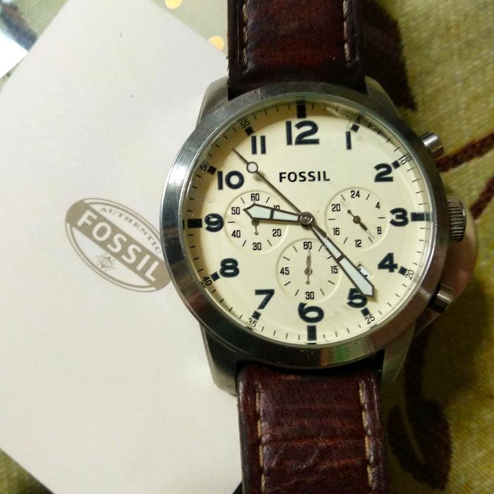 Arloji Fossil Men Pilot Chronograph FS-5146 (Used)