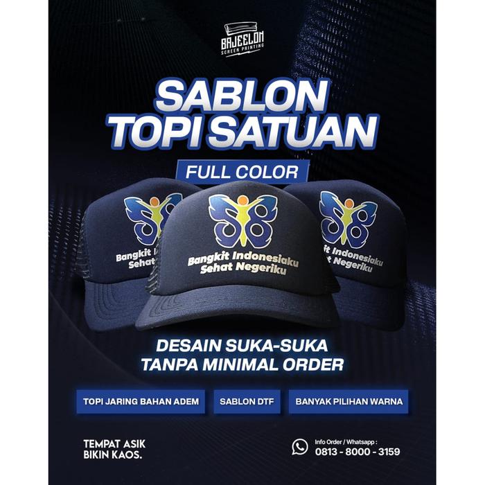 SABLON TOPI SATUAN