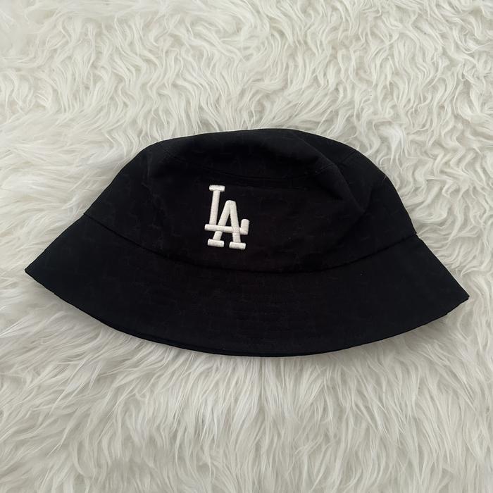 𝙋𝙍𝙀𝙇𝙊𝙑𝙀𝘿 MLB Original Korea Black Bucket Hat Topi Baseball