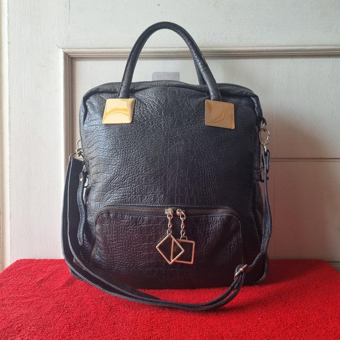TAS SLING KANTOR WANITA KULIT ASLI SECOND IMPORT / TAS TOP HANDEL KULIT ASLI WANITA IMPORT