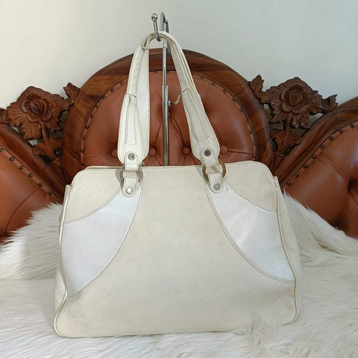 Bvlgari Hand Ring Leather Bag