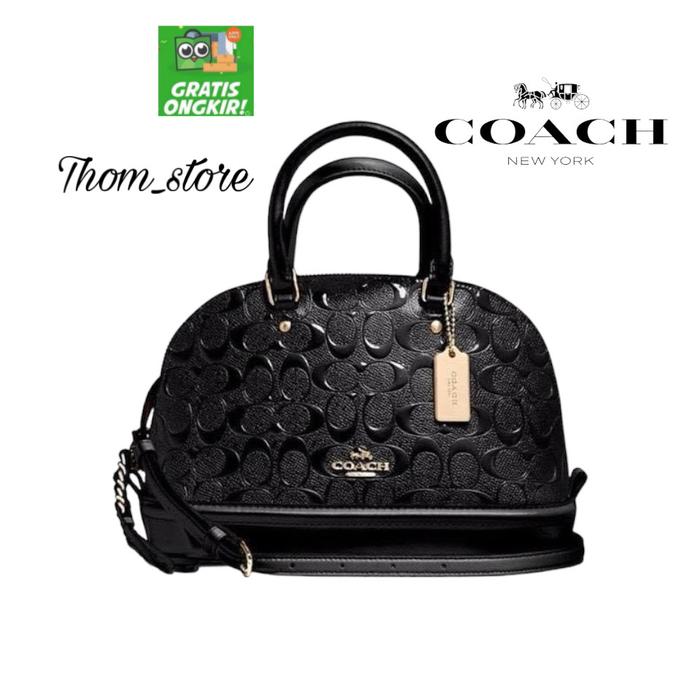 TAS WANITA C H F55450 SIERRA SATCHEL EMBOSSED CROSSBODY BAG