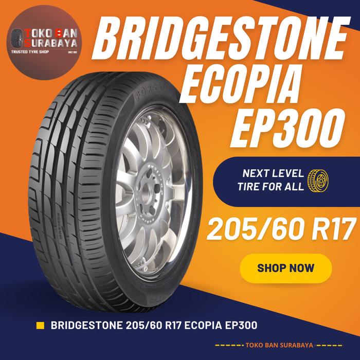 Bridgestone BS 205/60 R17 205/60R17 205/60/17 20560R17 20560 R17 R 17 Ecopia EP300 EP 300