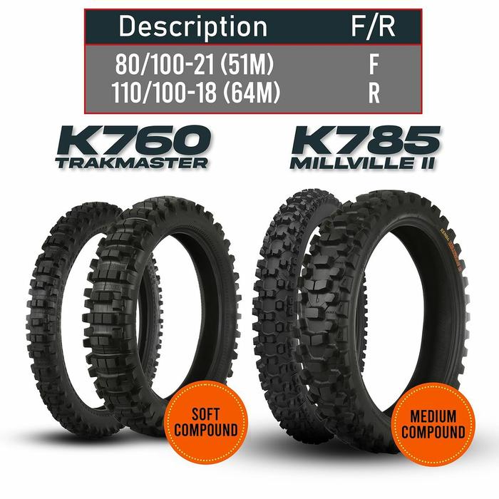 BAN KENDA MEDIUM COMPOUND DAN SOFT COMPOUND ORIGINAL KLX CRF WR DLL