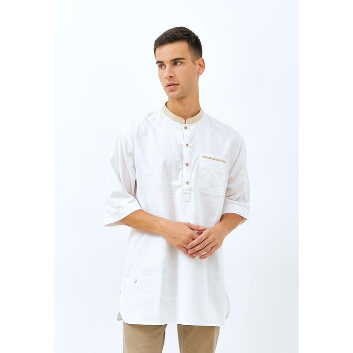 Baju Koko Pria Original Lois KLS340WH Putih