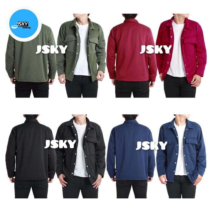 Jaket PRIA parka shacket sacket almamater POLOS | M, L, XL, XXL