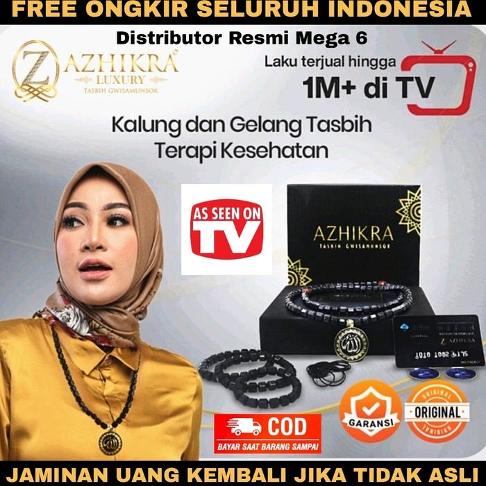 BEST SELLER !!! AZHIKRA PREMIUM Tasbih Kesehatan - Kalung AZIKRA ASLI