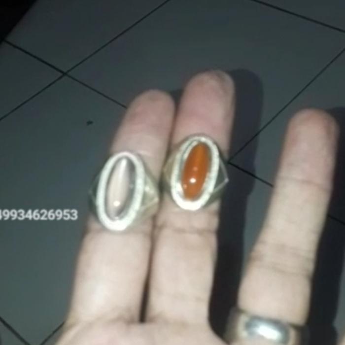 cincin cat eye merah putih pacitan
