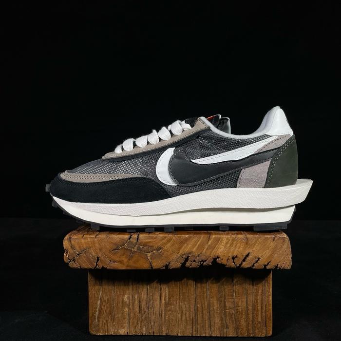 Sacai LdWaffle Black White