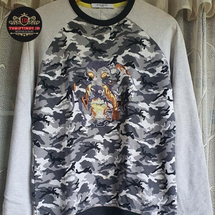CREWNECK GIVENCHY ROOTWEILER CAMO