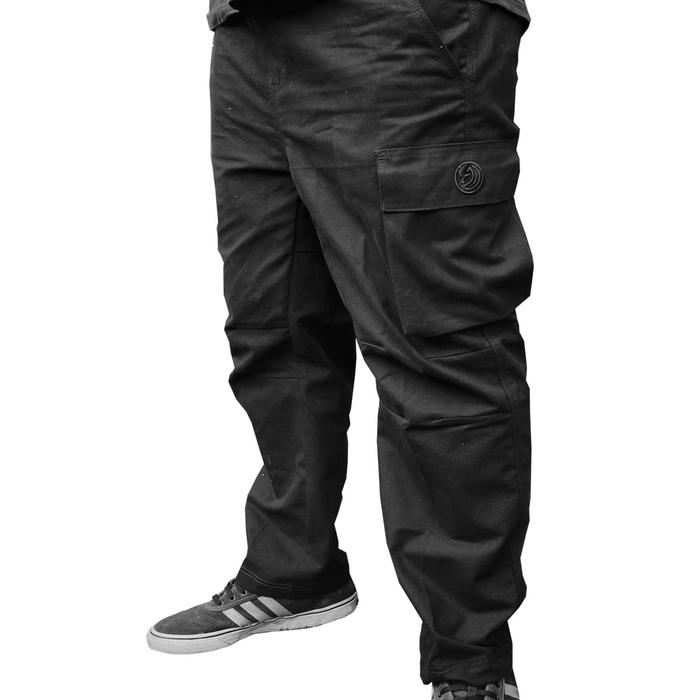 Dhroned "Everblack" Cargo Relaxed Long Pants