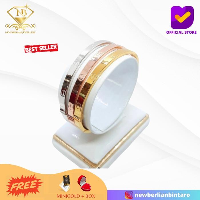 NBJ11101 gelang tangan emas asli - perhiasan emas asli kadar 700