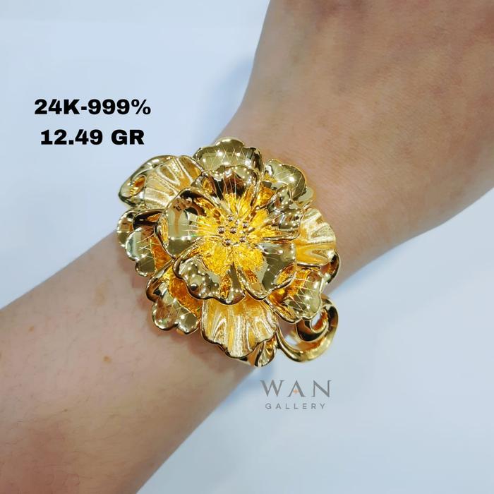 gelang hongkongan 24k kuning