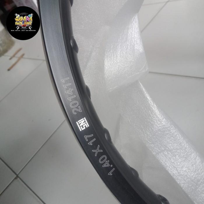 VELG COMET RING 17 W SHAPE UKURAN 140 HITAM GLOSSY