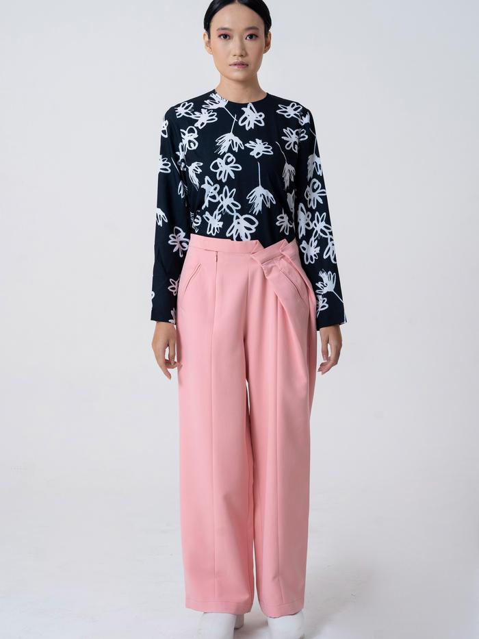 Hgl Modest - IKYK x HGL - Luna Asymmetrical Pants Pink
