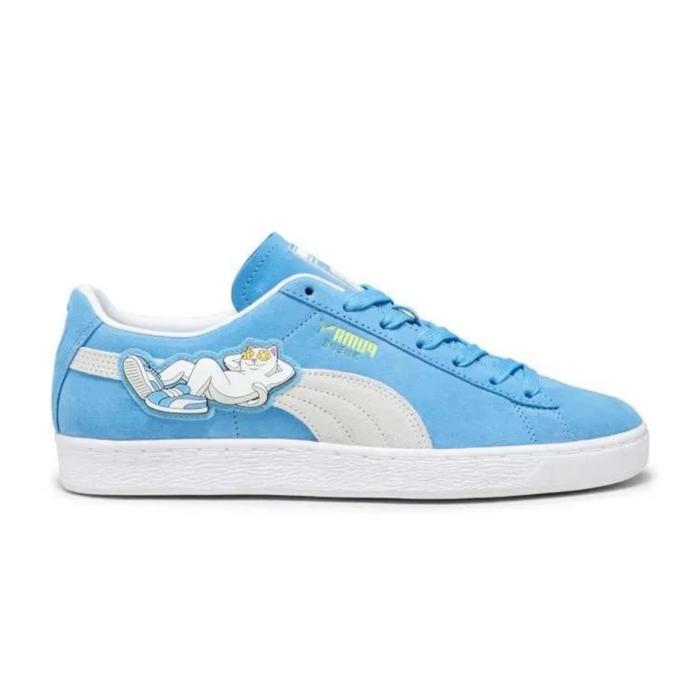 SEPATU PUMA PRIA SUEDE RIP N DIP BLUE SNEAKERS UNISEX ORIGINAL
