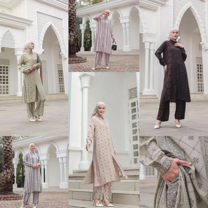 Gila Zeza - Hania Set Tunik - Setelan Ethnic Wanita Rayon