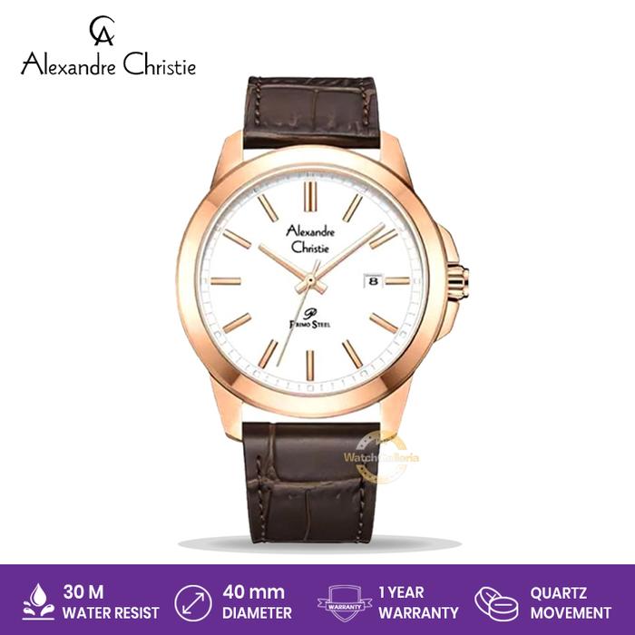 Jam Tangan Pria Alexandre Christie Primo AC 1017 MD LRGSL AC1017 Original Resmi