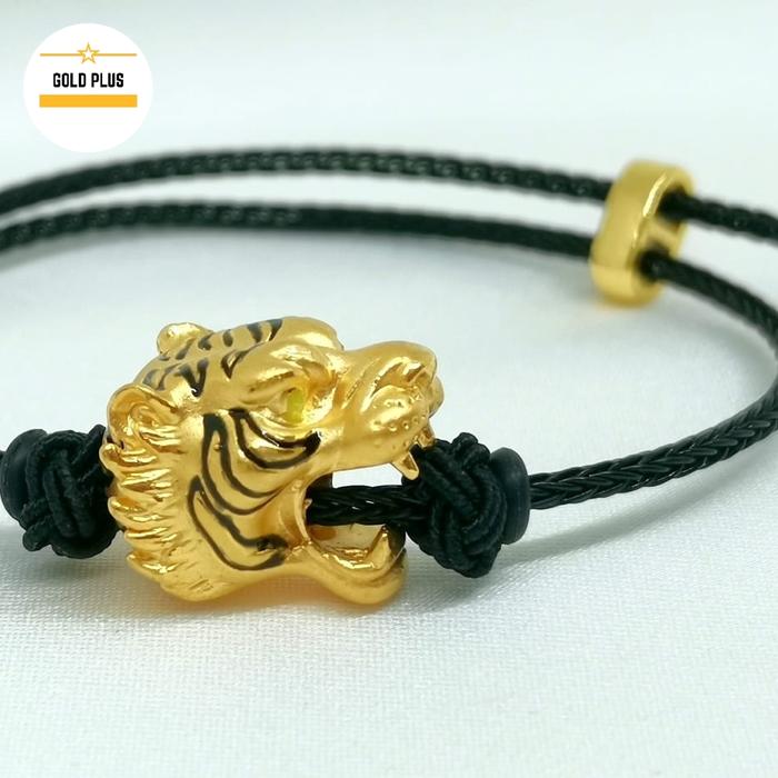 Emas shio macan dalam gelang