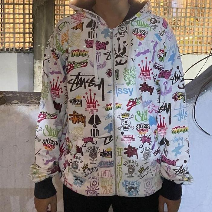 hoddie stussy aop original second