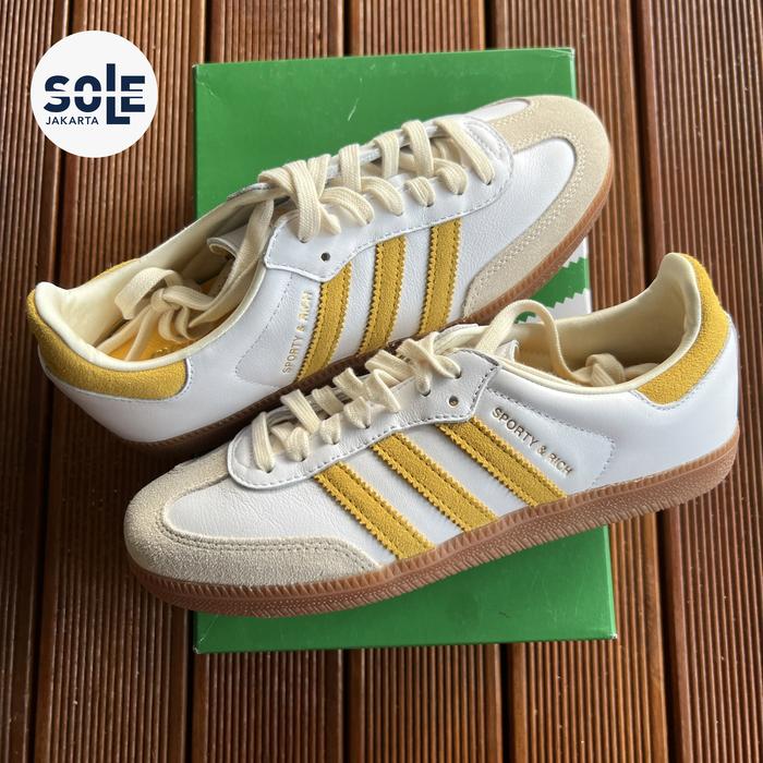 Adidas Samba Sporty and Rich Yellow