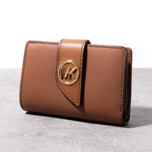 MICHAEL KORS Greenwich medium tap wallet Luggage