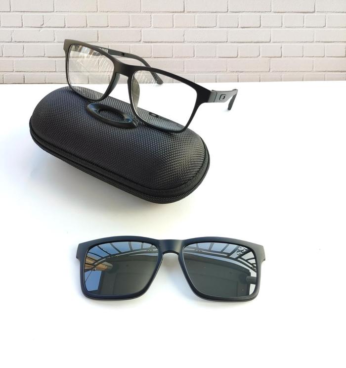 Frame Kacamata sporty pria Clip on 8008
