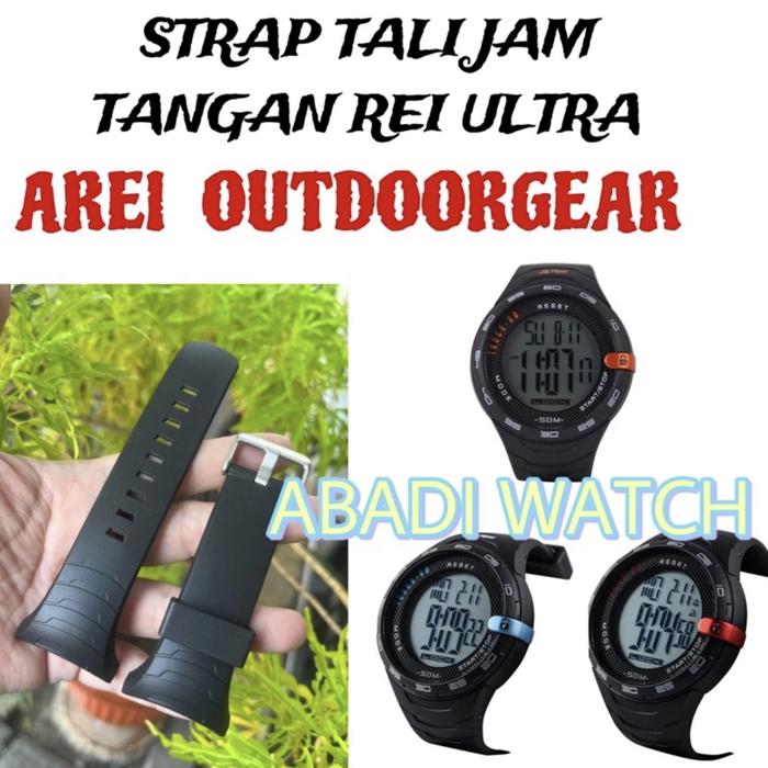 STRAP TALI JAM TANGAN PRIA ULTRA WATCH AREI OUTDOORGEAR REI ULTRA Rei Arei Ultra Touch