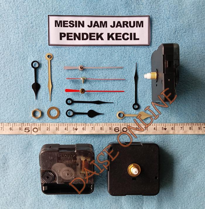 MESIN JAM JARUM PENDEK KECIL