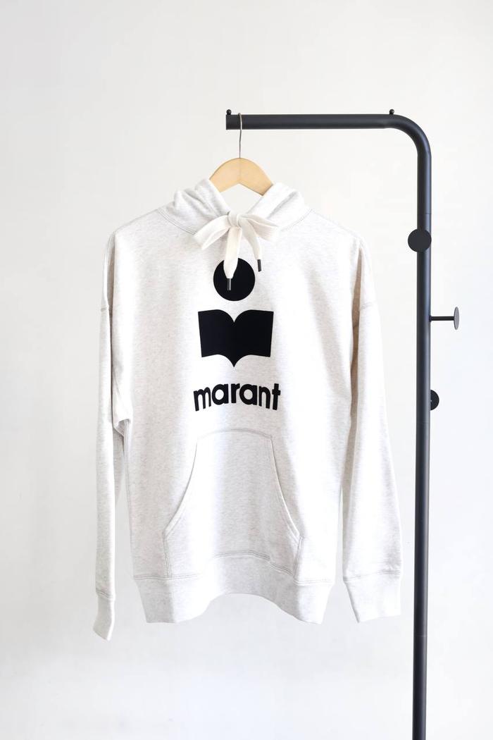 Isabel Marant logo etoile women hoodie in beige
