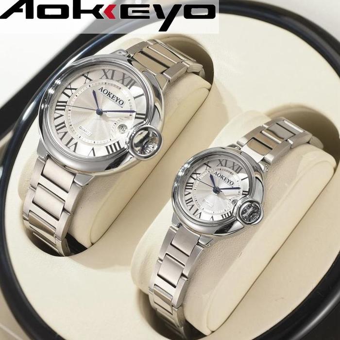 Borong Aokeyo K01 Jam Tangan Couple Orinal Safir Pria/Wanita Tahan Air