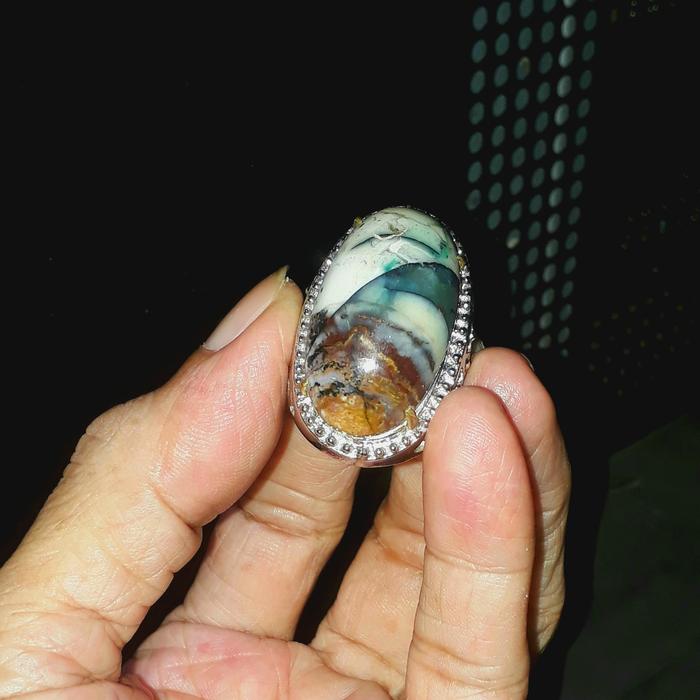 cincin batu garut darson kristal motif este
