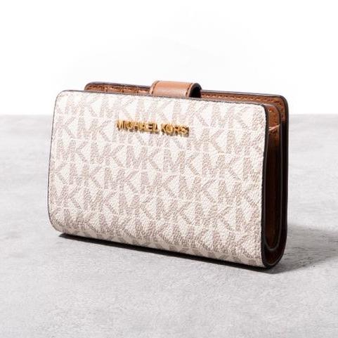 MICHAEL KORS Medium wallet monogram Vanilla