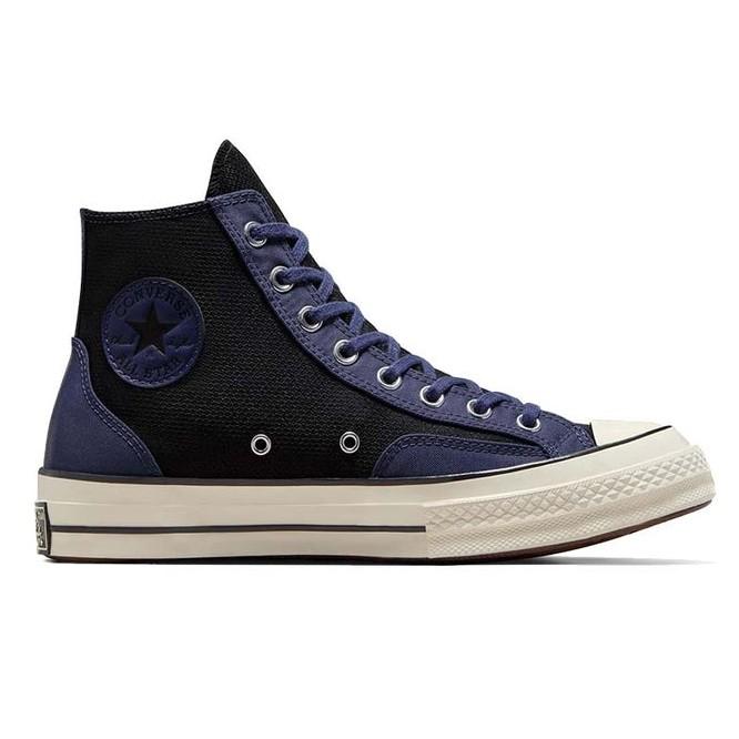 CONVERSE 70S HIGH CORDURA UNCHARTED WATERS BLACK BLUE ORIGINAL RESMI