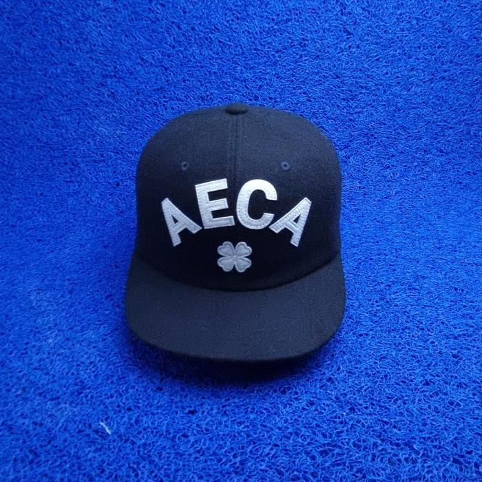 topi AECA WHITE big logo bahan tebal