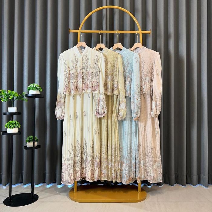 gamis plisket premium muteki original