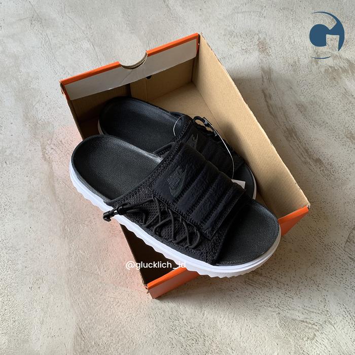 Nike, Asuna Slide Sandal Slippers Black/White