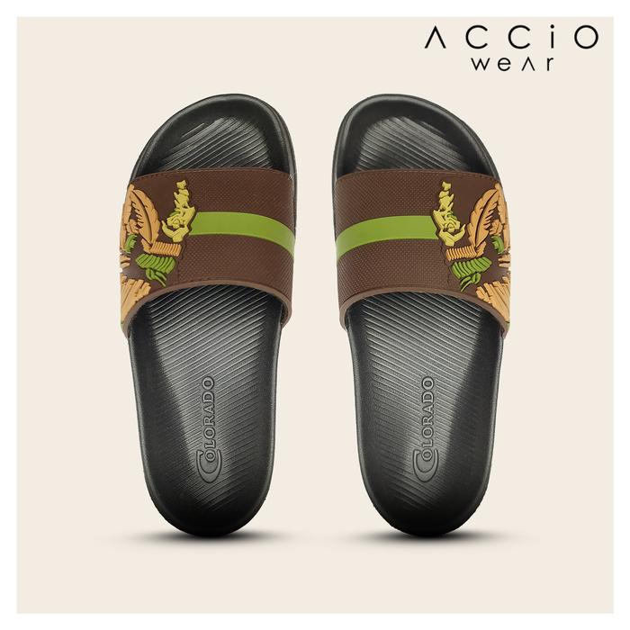 Sandal Selop Karet Pria Murah Barnett Colorado Apache - Brown
