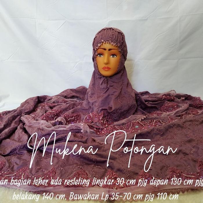 Mukena/ Potongan/ Dewasa/ Model Brukat
